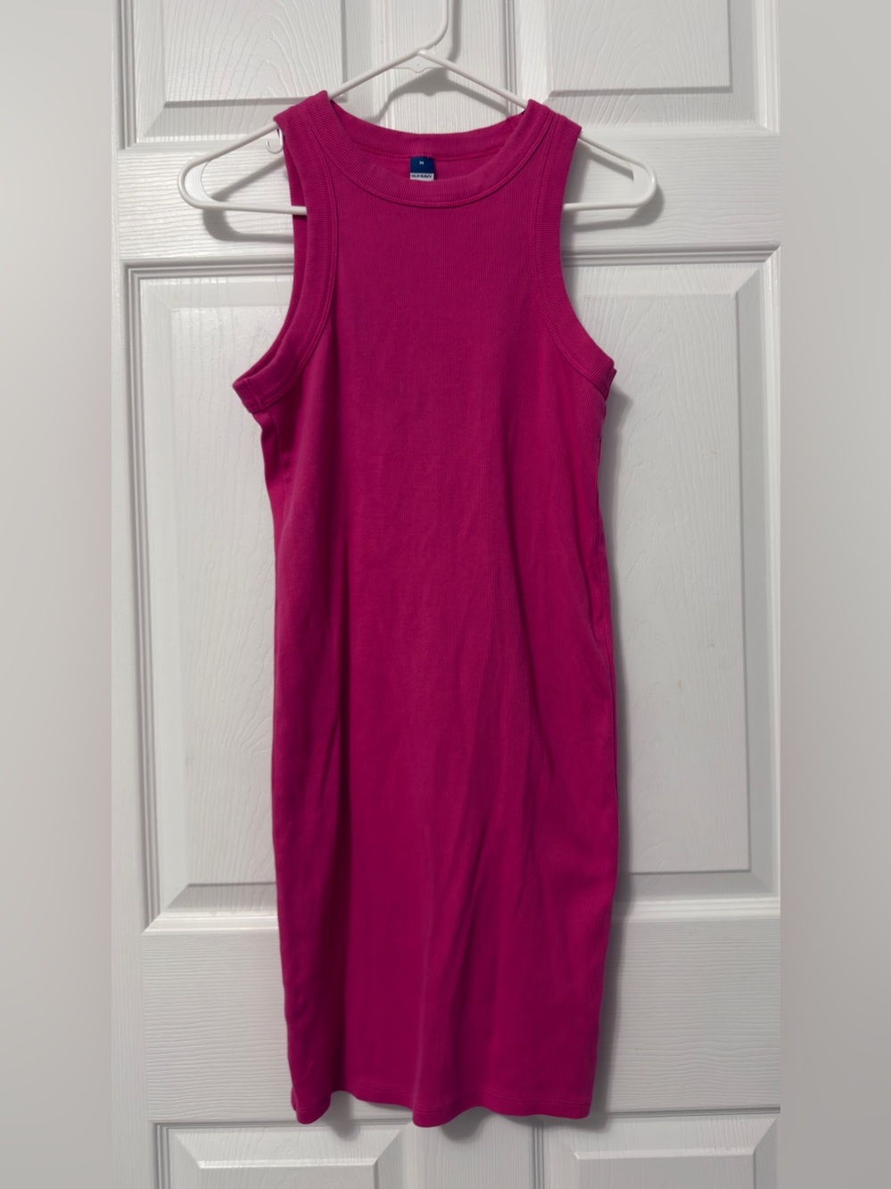Crew neckline pink Old Navy dress